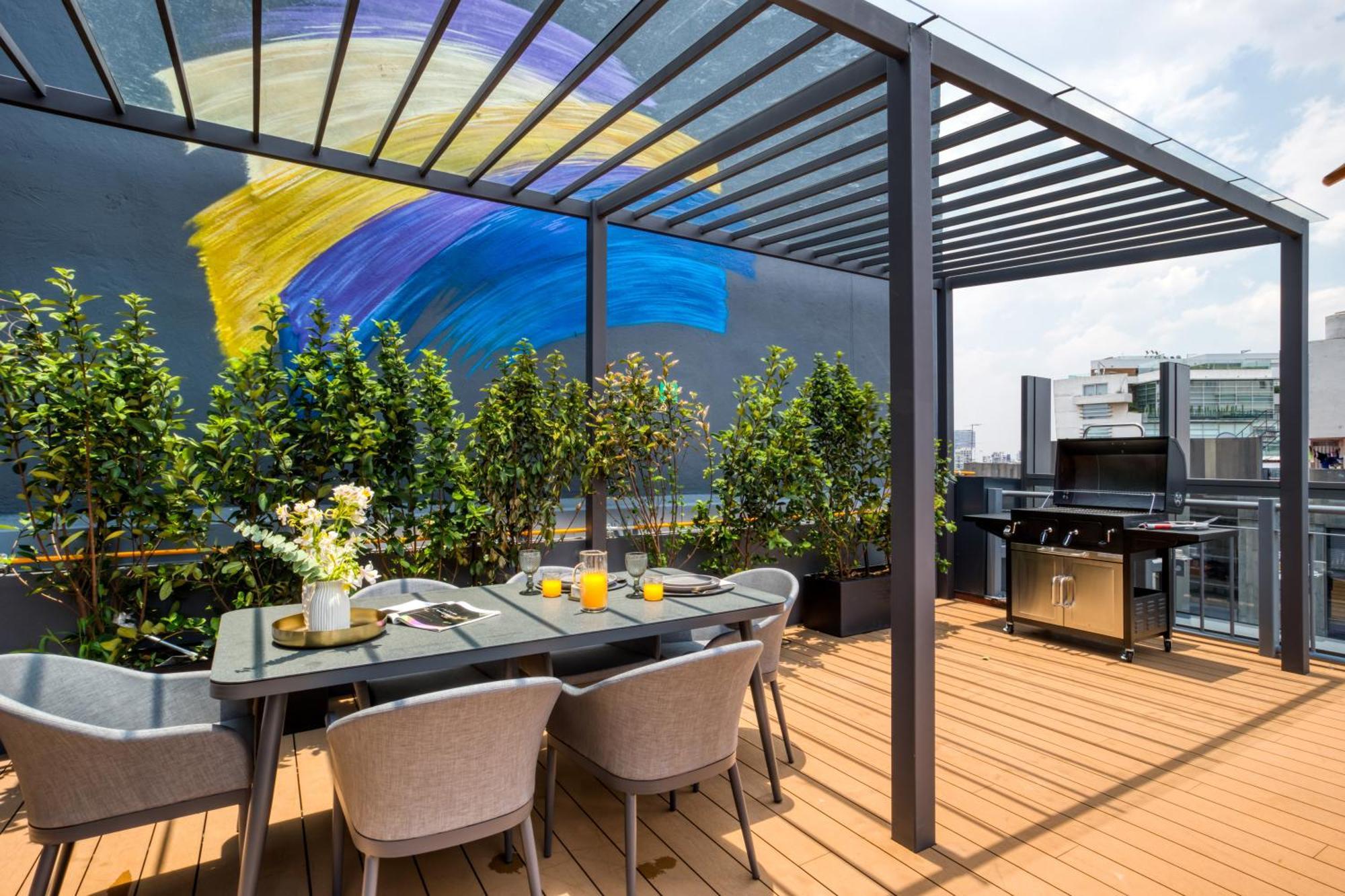 Uliv Parque Lincoln Apartment Mexico City Luaran gambar